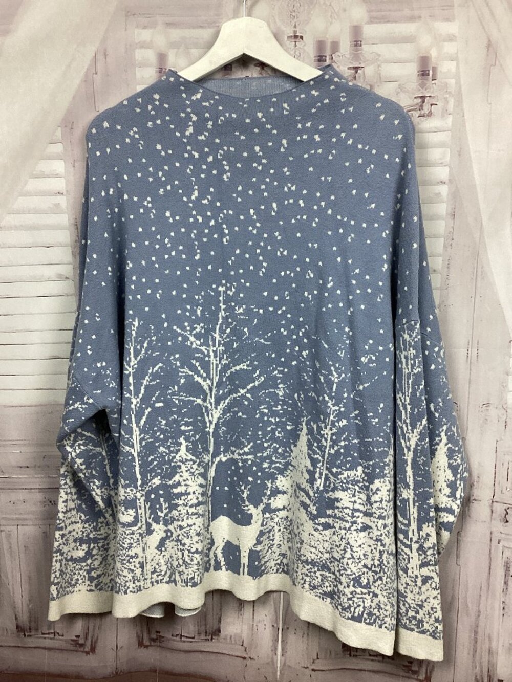 TAHARI Winter Wonderland Sweater 3X